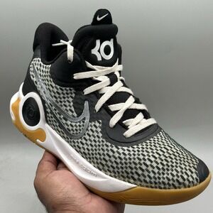 Nike KD Trey 5 IX Mens Size 6 Black Gum Metallic Cool Grey CW3400-006 Sneakers
